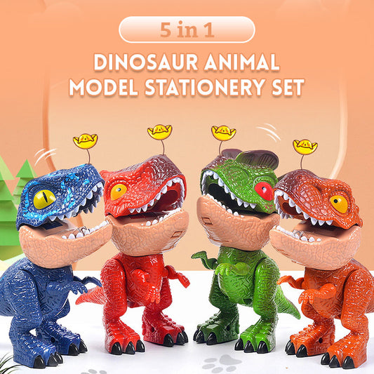 5 in 1 Dinosaurus briefpapier set