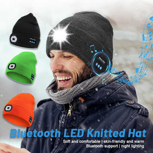 Bluetooth LED Gebreide Muts