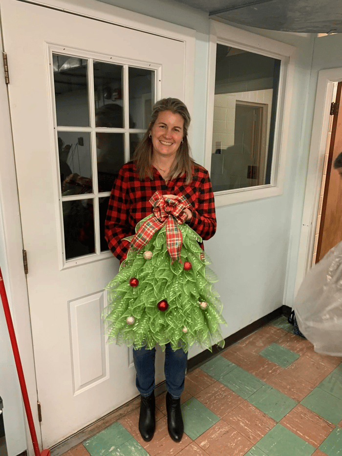 🎄Farmhouse Christmas Tree Garland for Front Door