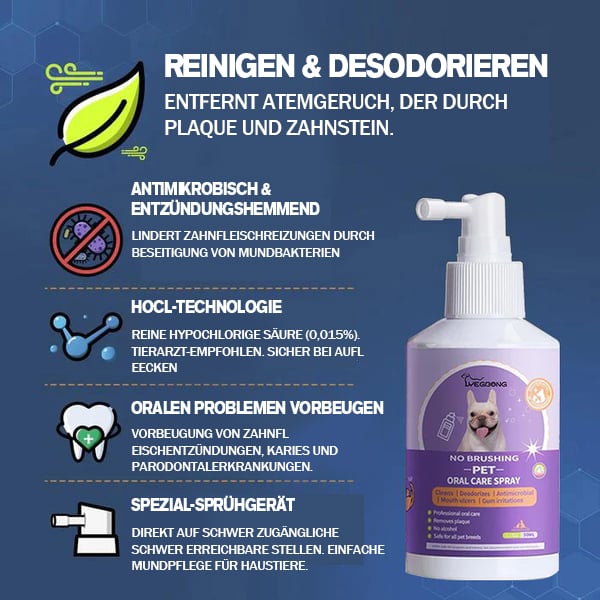 💥Aanbieden🔥Tandreinigingsspray voor honden en katten.