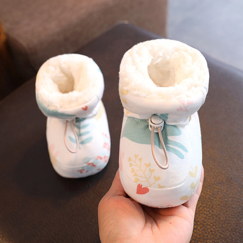 👶 Warme baby winterlaarzen met bont - Warme baby laarzen met bont