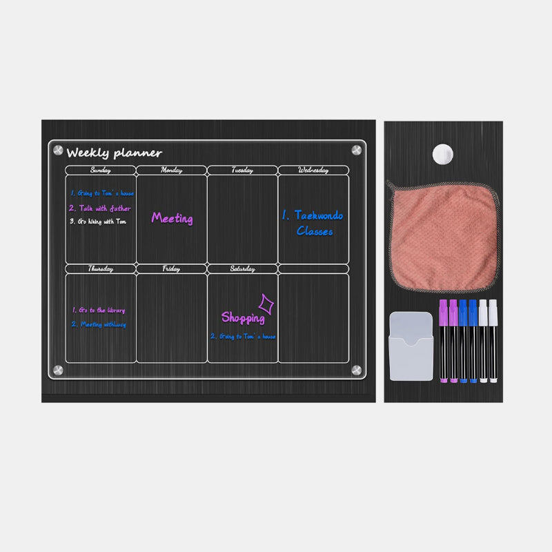 📆Magnetische Planningsplanner Voor Koelkast [Permanent Herbruikbaar]