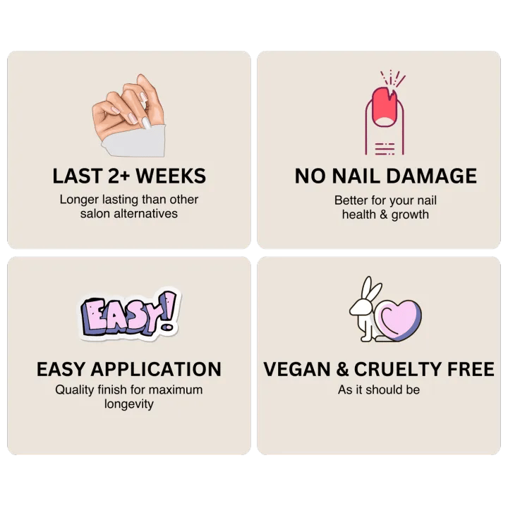 👉Semi-cured Gel Nail Patch Kit