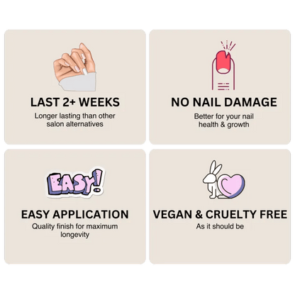 👉Semi-cured Gel Nail Patch Kit