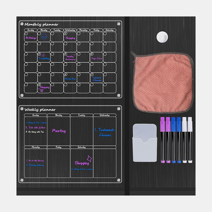 📆Magnetische Planningsplanner Voor Koelkast [Permanent Herbruikbaar]