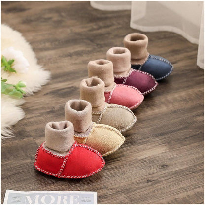 🌈Multiple Colors - 👶Warme Bont Baby Sok Schoenen