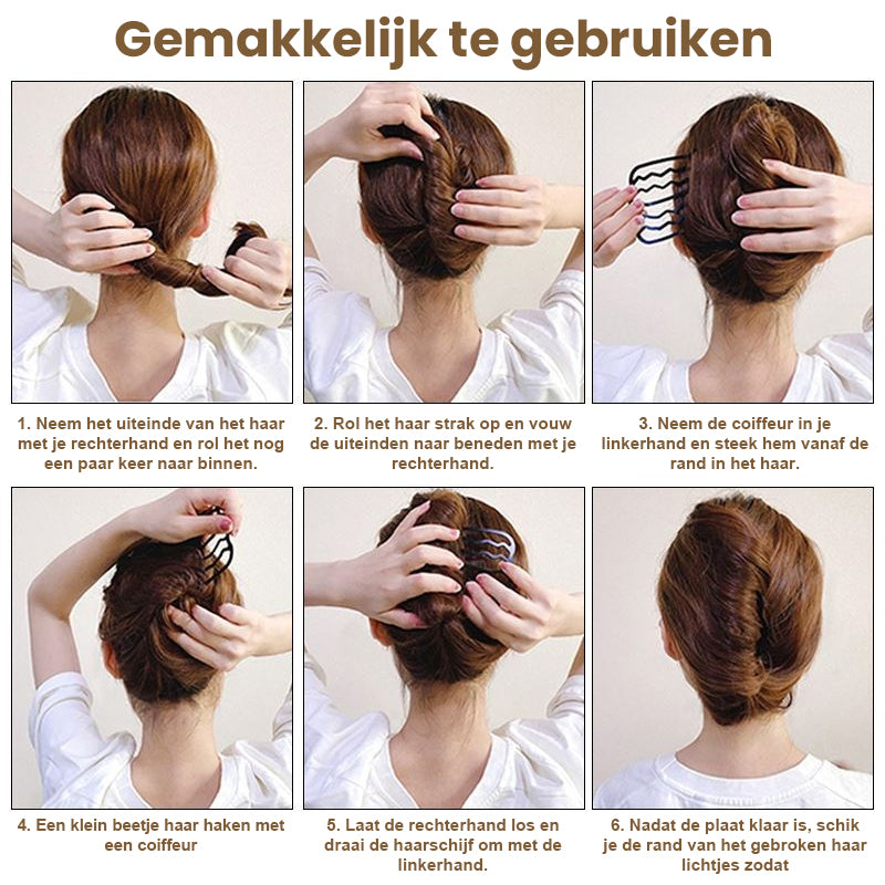 Haaraccessoires Kam Antislip Ponykam